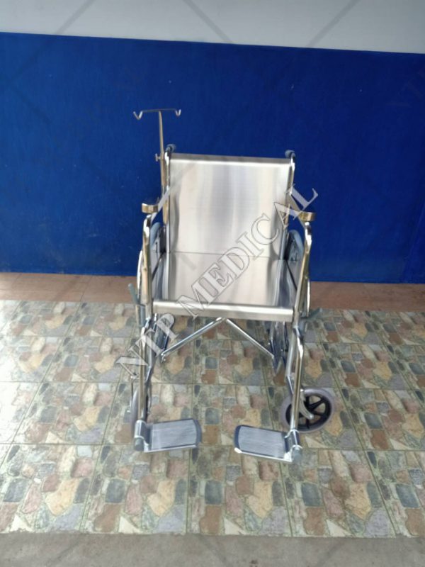 รถเข็นผู้ป่วยแบบนั่งแบบพับไม่ได้ - Image 4