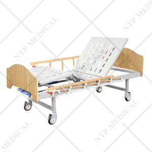 เตียงผู้ป่วยมือหมุน 2 ไกร์ รุ่น FB-102-1