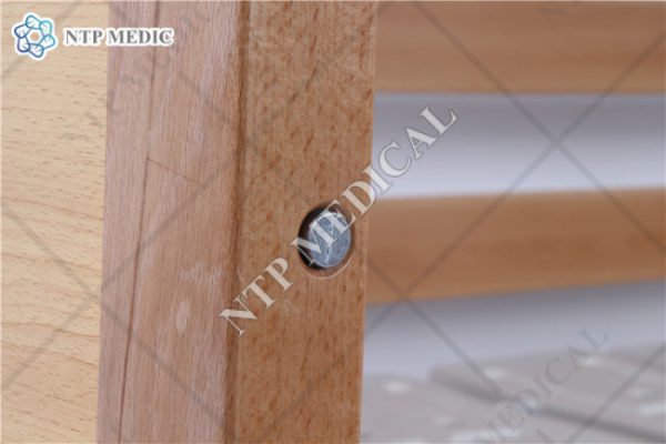 เตียงนอนไฟฟ้าปรับระดับ 8 ฟังก์ชั่น 4 ไกร์ ลายไม้แท้ รุ่น FHC-401E - Image 3