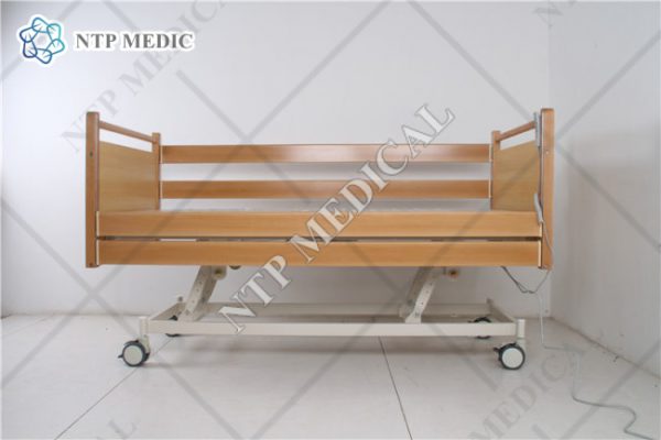 เตียงนอนไฟฟ้าปรับระดับ 8 ฟังก์ชั่น 4 ไกร์ ลายไม้แท้ รุ่น FHC-401E - Image 7