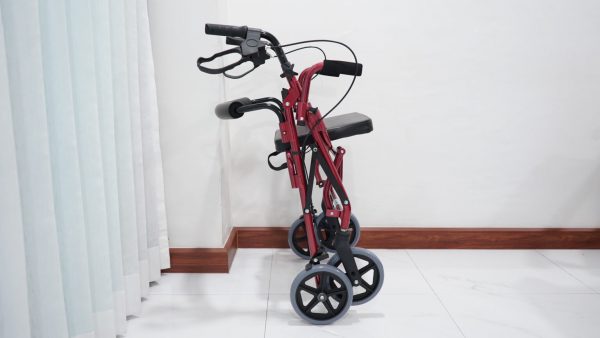 รถเข็นช่วยเดิน 2 in 1 ใช้ช่วยเดินและนั่งได้ในคันเดียว รุ่น 517R - Image 8